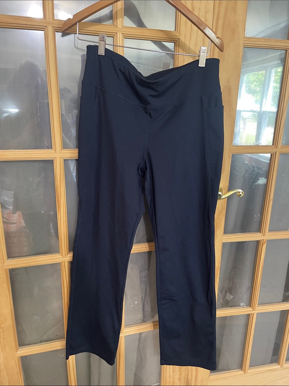 121. Jockey Navy High-Waist Athletic Pants